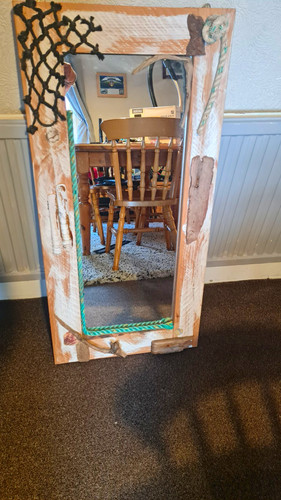 Rustic handmade seaside wall - handmade,