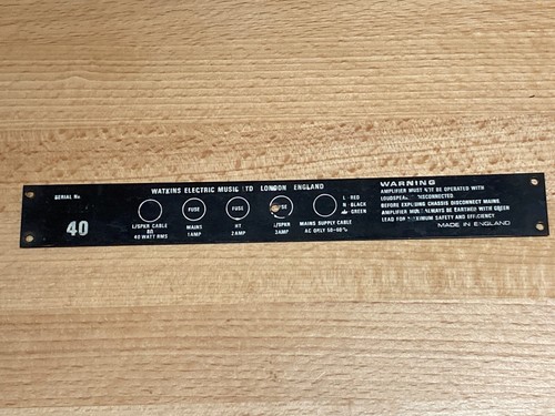 Original wem pa amp - wem,