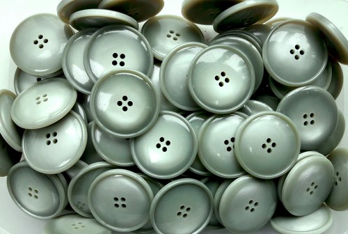 Buttons 36mm light sage - buttons,