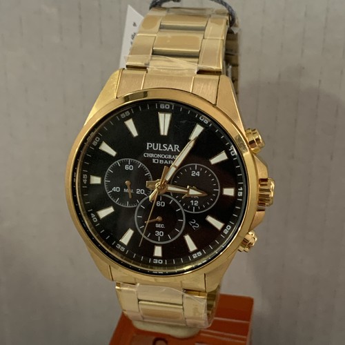 Pulsar men chronograph - chronograph, black