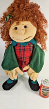 Folkmanis Folktails Vintage Girl Hand Puppet - 24 Inch Tartan Dress Red Hair
