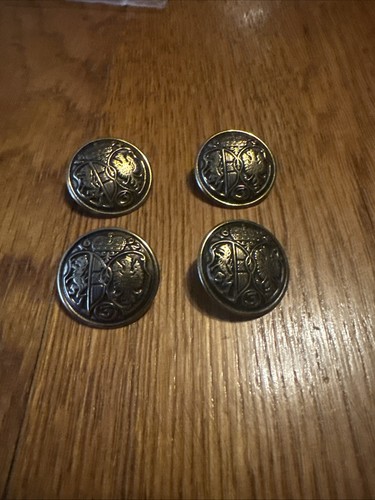 Set crested brass look - 4,