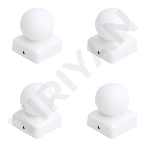 Square metal steel - square, white