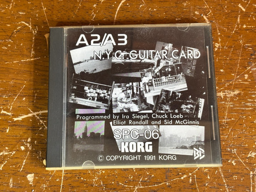 Korg rom card y c - korg, n.y.c