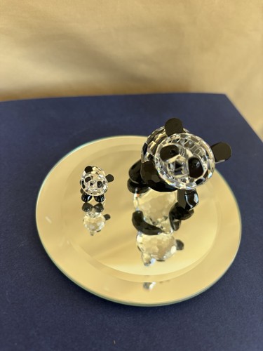 Swarovski crystal mother panda - crystal,
