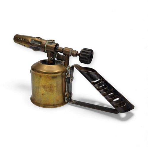 Vintage brass blowtorch - brass,