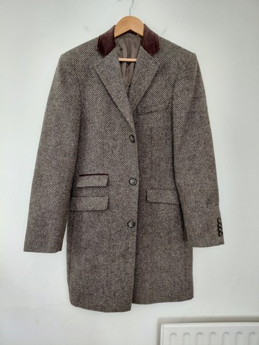 Moon tweed chesterfield covert - moon,