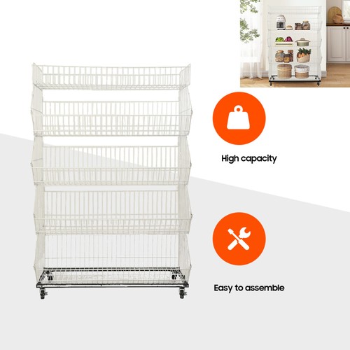 Tier metal display rack - 5,
