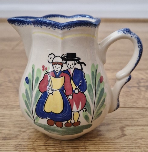 French breton milk jug - jug, faience