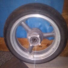 Kawasaki zxr400 rear wheel and race tyre