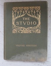 Antique Book 1900 The Studio