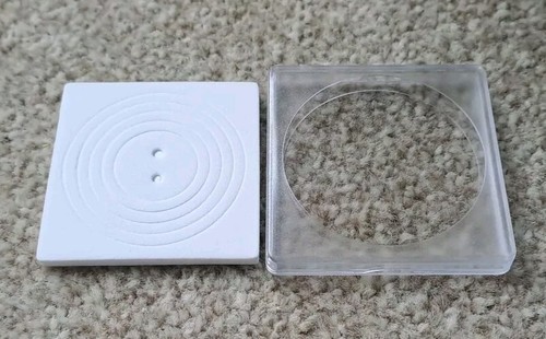 Square coin capsules - square, capsules.