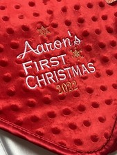 Baby First Christmas Blanket