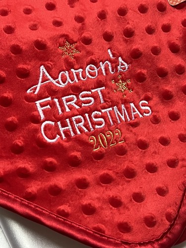 Baby first christmas - christmas, blanket
