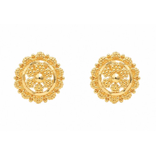 22ct yellow gold filigree - yellow,