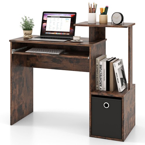 Space saving computer desk - space-saving,