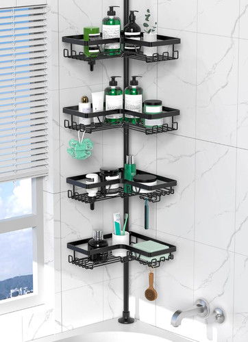 Corner shower caddy - shower, height