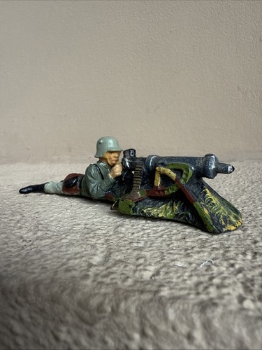 Elastolin gunner reclining - mg,