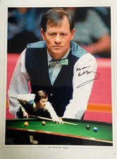 Alex Higgins signed snooker