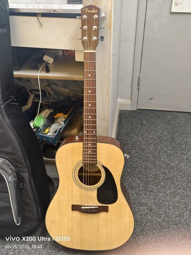 Fender natural walnut - fender, cd-60