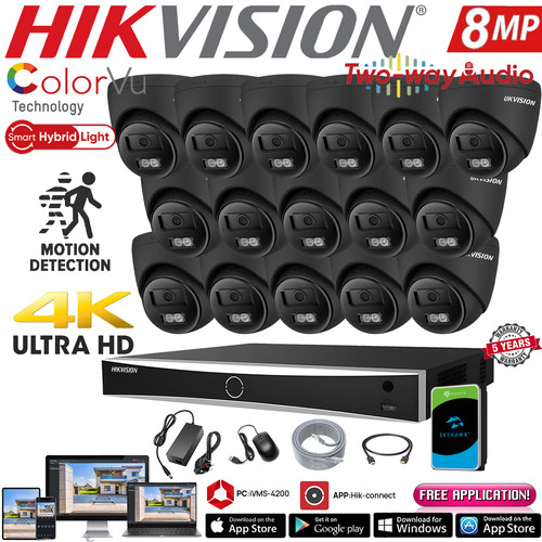 Hikvision 8mp poe nvr - 8mp, ip