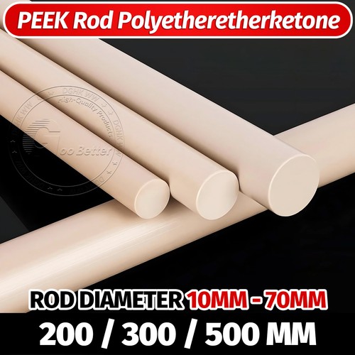 Peek rod natural round - peek,