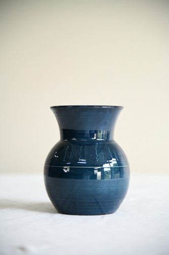 Prinknash pottery blue glaze - pottery,