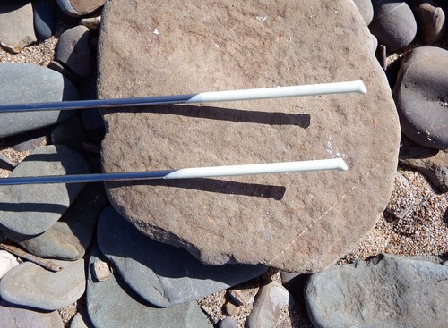 Ghost hunt rods pair white - 1,