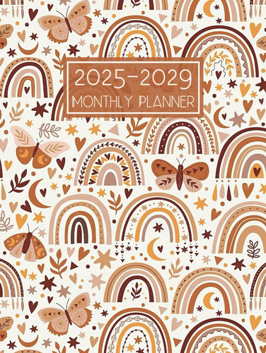 2025 2029 monthly planner - 2025-2029,