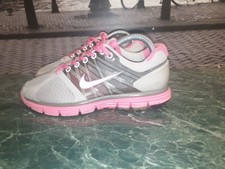 NIKE LUNARGLIDE 2 TRAINERS GREY/PINK-UK 5 
