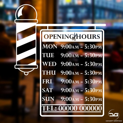Barber pole opening times - barber,
