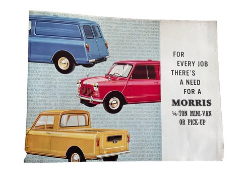 Morris mini van and - and, pick-up