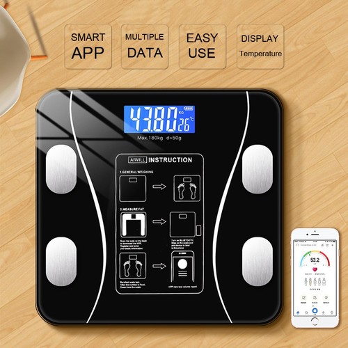 Digital 180kg bathroom scales - digital,