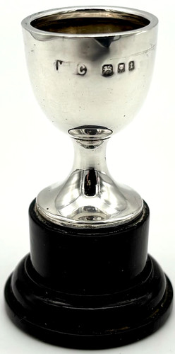 Miniature silver trophy - silver,