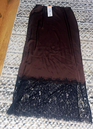 Women brown satin half - women’s,