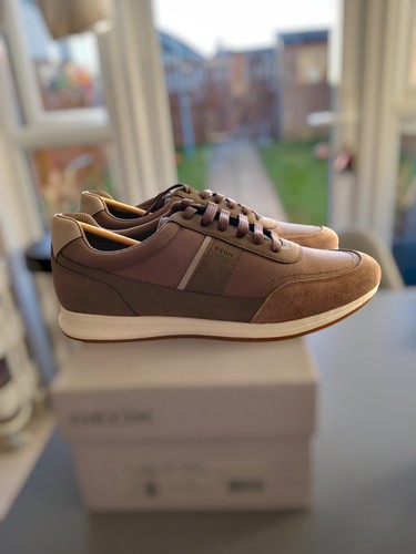Geox mens avery trainers dove - avery,