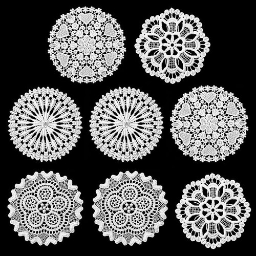 8pcs vintage lace - 8pcs,