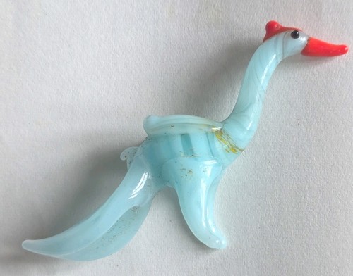Vintage small hand blown glass - small,