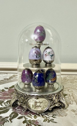 Franklin mint amethyst garden - franklin,