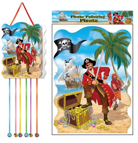 Pirate pullstring pinata - pinata, |