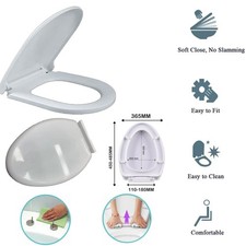Luxury D-Shape Toilet Seat