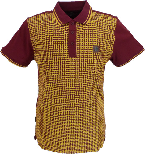 Lambretta mens burgundy gold - mens, burgundy/gold