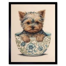 Cute Teacup Yorkshire Terrier