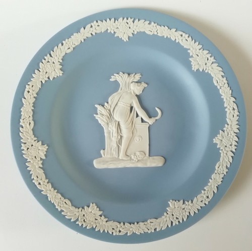 Wedgwood blue jasper plate - wedgwood,