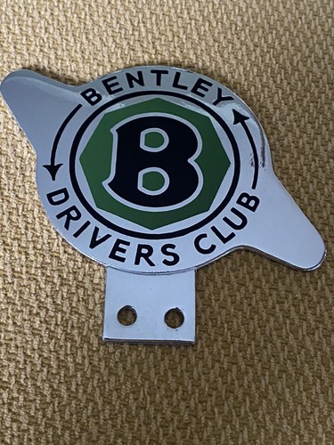 Bentley drivers club - bentley, enamel