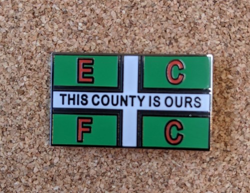 Exeter city enamel pin - city, fc