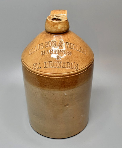 Rare vintage stoneware - stoneware, flagon