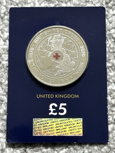 2020 british red - cross, £5