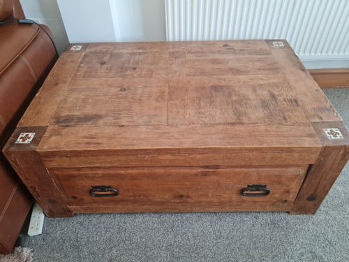 Solid oak wooden - oak, table