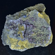 Purple Fluorite & Smithsonite from Hartley Birkett, Cumbria UK mineral specimen